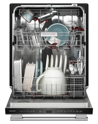 KitchenAid 24" 44 dBA Dishwasher with 360° Max Jets™ Third Rack - PrintShield Stainless - KDTS724SPS | Lave-vaisselle KitchenAid de 24 po et de 44 dBA avec troisième panier 360° Max JetsMC - acier inoxydable avec fini PrintShieldMC - KDTS724SPS