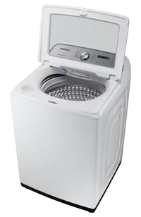 Samsung 5.7 Cu. Ft. Top-Load Washer with ActiveWave™ Agitator - WA49B5205AW/US | Laveuse Samsung à chargement par le haut de 5,7 pi³ avec agitateur ActiveWaveMC - WA49B5205AW/US | WA49B52W