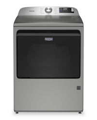 Maytag 7.4 Cu. Ft. Top Load Gas Dryer with Advanced Moisture Sensing – Radiant Silver - MGD6205RR | Sécheuse à gaz Maytag à chargement par le haut de 7,4 pi3 avec détection d’humidité avancée - argenté radieux - MGD6205RR