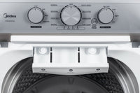 Midea 4.5 Cu. Ft. Top Load Agitator Washer – White - MLTW45A2BWW | Laveuse Midea à chargement par le haut de 4,5 pi3 avec agitateur - blanche - MLTW45A2BWW