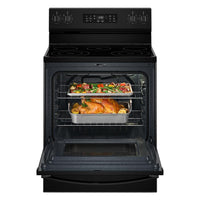 Whirlpool 5.3 Cu. Ft. Electric Range with Air Cooking - Black - YWFES4530SB | Cuisinière électrique Whirlpool de 5,3 pi3 avec cuisson à air - noire - YWFES4530SB