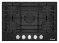 KitchenAid 30" Gas-on-Glass Cooktop - KCGG530PBL | Surface de cuisson à gaz sur vitrocéramique KitchenAid de 30 po – KCGG530PBL | KCGG530P