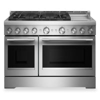 KitchenAid 6.3 Cu. Ft. 6 Burner Commercial-Style Gas Range – Stainless Steel - KFGD948SSS | Cuisinière à gaz KitchenAid de 6,3 pi³ de style commercial à 6 brûleurs - acier inoxydable - KFGD948SSS