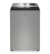 Maytag 6.0 Cu. Ft. Pet Pro Top-Load Washer and 7.4 Cu. Ft. Gas Dryer- Radiant Silver - MATL72GS  | Laveuse à chargement par le haut Animal Pet Pro de 6,0 pi3 et sécheuse à gaz de 7,4 pi3 de Maytag - argenté radieux - MATL72GS