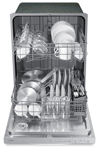 Samsung 24" Top-Control Dishwasher with Adjustable Rack - DW80CG4021WQAA | Lave-vaisselle Samsung de 24 po avec commandes sur le dessus et panier réglable - DW80CG4021WQAA | DW80CG4W