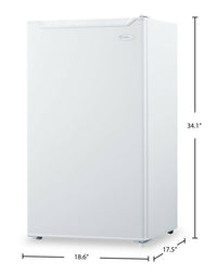 Danby Diplomat 3.3 Cu. Ft. Compact Refrigerator - DCR033B2WM | Réfrigérateur compact Danby Diplomat de 3,3 pi³ - DCR033B2WM | DCR033B2