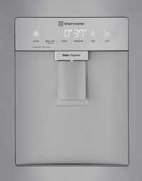 LG 29 Cu. Ft. French-Door Refrigerator with Water Dispenser - LRFWS2906V | Réfrigérateur LG de 29 pi³ à portes françaises avec distributeur d'eau - LRFWS2906V | LRFWS29V