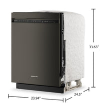 KitchenAid 24" 41 dBA Dishwasher with Third Level Jet Rack – Black Ore - KDFS324SBE | Lave-vaisselle KitchenAid de 24 po et de 41 dBA avec 3e panier à jets - minerai noir - KDFS324SBE