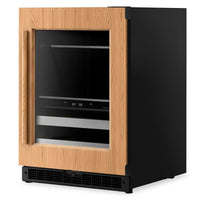 KitchenAid 24" Panel-Ready Beverage Centre – Black - KUBR524SPA | Refroidisseur à boissons KitchenAid de 24 po à panneau personnalisable - noir - KUBR524SPA