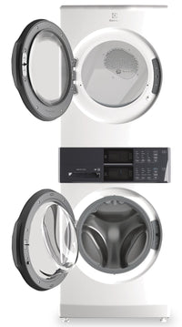 Electrolux Laundry Tower™ with 5.1 Cu. Ft. Washer and 8 Cu. Ft. Electric Dryer - ELTE730CAW | Tour de buanderie Laundry TowerMC d’Electrolux avec laveuse de 5,1 pi³ et sécheuse électrique de 8 pi³ - ELTE730CAW | ELTE73AW