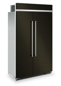KitchenAid 30 Cu. Ft. Built-In Side-by-Side Refrigerator - KBSN708MBS | Réfrigérateur encastré KitchenAid de 30 pi³ à compartiments juxtaposés - KBSN708MBS | KBSN78BS