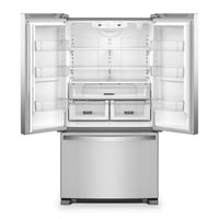 Whirlpool 36" 25.2 Cu. Ft. French-Door Refrigerator - Stainless Steel - WRFF3036RZ | Réfrigérateur Whirlpool de 36 po et de 25,2 pi3 à portes françaises - acier inoxydable - WRFF3036RZ | WRFF30RZ