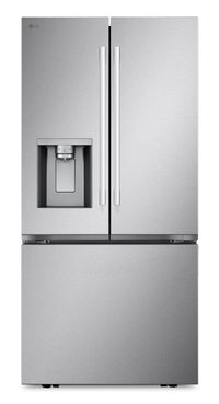 LG 33" 25 Cu. Ft. French-Door Standard-Depth Refrigerator - Stainless Steel - LF25H6330S | Réfrigérateur LG de 33 po et de 25 pi³ de profondeur standard à portes françaises - acier inoxydable - LF25H6330S | LF25H63S