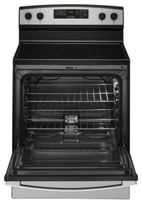 Amana 4.8 Cu. Ft. Electric Range with Self-Clean - YAER6603SMS | Cuisinière électrique Amana de 4,8 pi3 avec autonettoyage - YAER6603SMS | YAER66MS