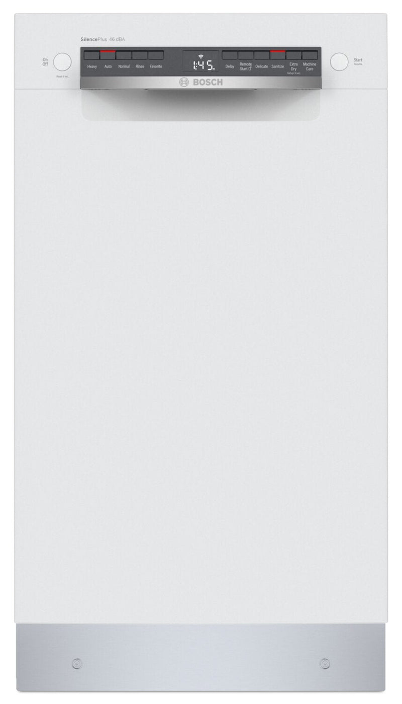 Bosch 18" 300 Series Smart Front-Control Dishwasher with PrecisionWash® and Third Rack - SPE53C52UC  | Lave-vaisselle intelligent Bosch série 300 de 18 po avec commandes à l’avant, PrecisionWash et 3e panier - SPE53C52UC  | SPE532UC