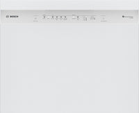 Bosch 300 Series 24" 48 dBA Smart Dishwasher with PrecisionWash® - White - SHE41CM2N | Lave-vaisselle intelligent Bosch de série 300 de 24 po de 48 dBA avec PrecisionWashMD - blanc - SHE41CM2N | SHE41M2N