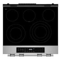 KitchenAid 30" 5.3 Cu. Ft. Smart Slide-in Electric Range with Convection Modes - YKSES330SPS  | Cuisinière intelligente électrique encastrée KitchenAid de 5,3 pi3 et de 30 po avec modes à convection - YKSES330SPS