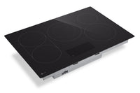 LG 30" 5-Element Electric Cooktop with UltraHeat™ 3.2kW Element - Black - CBEW3017BE | Surface de cuisson électrique LG de 30 po à 5 éléments avec élément UltraHeatMC de 3 200 W - noire - CBEW3017BE