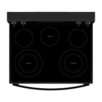 Whirlpool 30" 5.3 Cu. Ft. Electric Range with 5 Elements - Black - YWFES3330RB | Cuisinière électrique Whirlpool de 5,3 pi3 et de 30 po avec 5 éléments - noire - YWFES3330RB