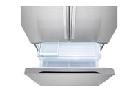 36" 25 cu.ft. Zero Clearance™ Counter-Depth Stainless Steel Fridge - LF25BZH42S | LF25BZHS