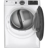 GE® 7.8 cu. ft. Capacity Dryer with Built-In Wifi White - GFD55ESMNWW