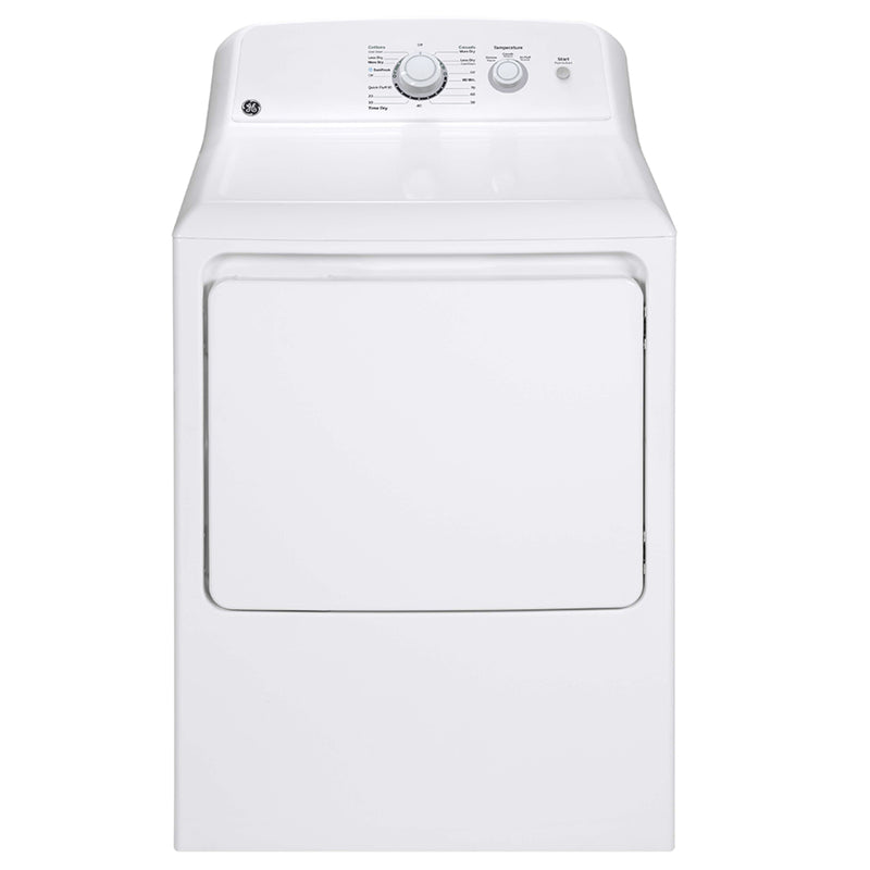GE DRYER, FRONT LOADING, REAR CONTROL - GTX22EBM | GTX22EBMRWW