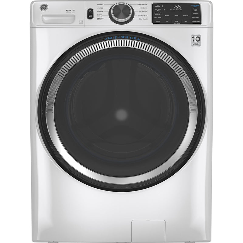 GE® 5.5 cu. ft. (IEC) Capacity Washer with Built-In Wifi White - GFW550SMNWW