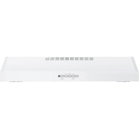 GE 30" 4 Speed Unde the Cabinet Vent Hood White JJFX5300