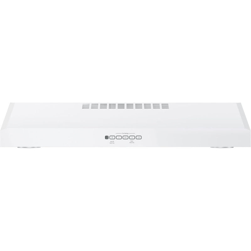 GE 30" 4 Speed Unde the Cabinet Vent Hood White JJFX5300