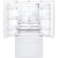 GE 18.6 Cu. Ft. Counter-Depth French-Door Refrigerator White - GWE19JGW