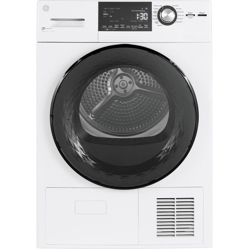 GE 24" COMPACT DRYER-VENTLESS-GFT14JSW | GFT14JSIMWW