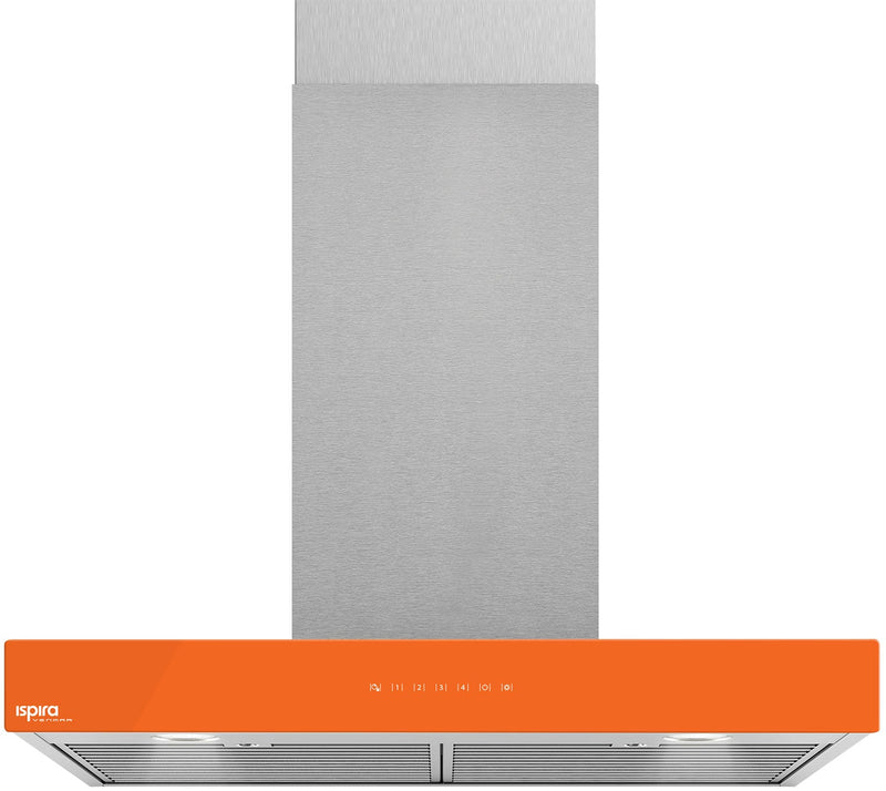 Venmar Ispira 30" Chimney Range Hood – Orange|Hotte cheminée Venmar Ispira de 30 po – orange|IC730OPK