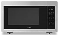 Whirlpool 1.6 cu ft, 21.75 in. Countertop Microwave, 1100 Watts - Countertop Microwave in Stainless Steel