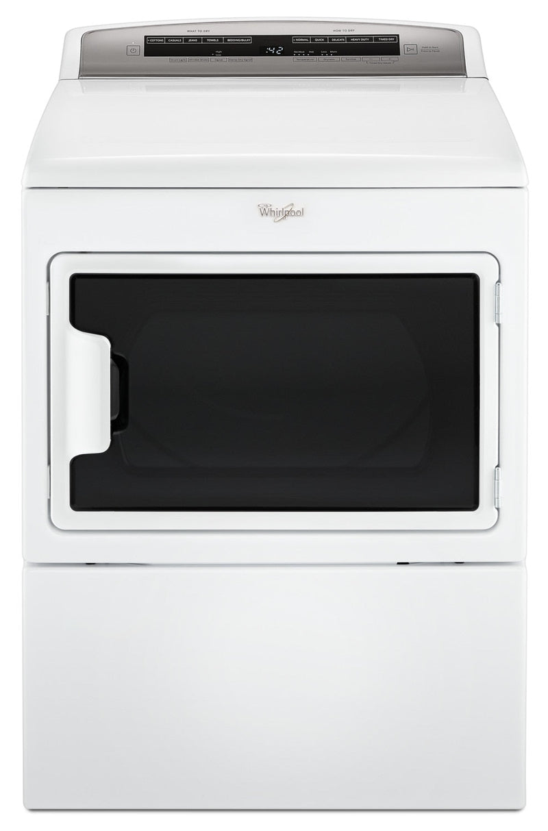 Whirlpool 7.4 Cu. Ft. Large Capacity Electric Dryer – YWED7500GW|Sécheuse électrique Whirlpool à très grande capacité de 7,4 pi3 - YWED7500GW|YWED75GW