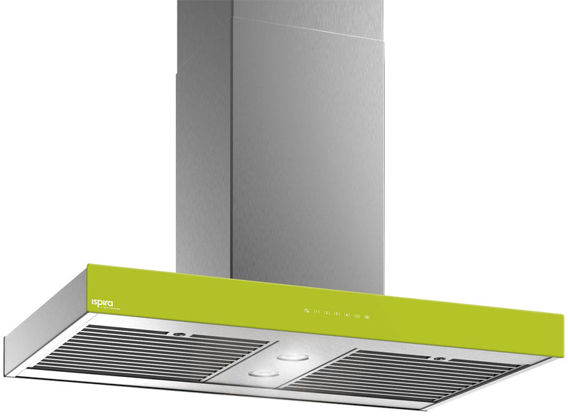 Venmar Ispira 36" Island Range Hood – Lime Green|Hotte îlot Venmar Ispira de 36 po – vert lime|IS736LPK