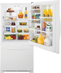 Whirlpool 19 Cu. Ft. Bottom-Freezer Refrigerator - WRB329DFBW - Refrigerator in White