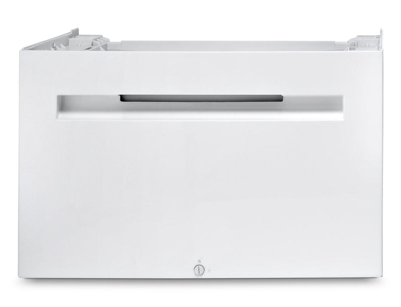 Bosch Washer Pedestal with Storage Drawer – White|Piédestal pour laveuse Bosch avec tiroir de rangement - blanc|WMZ20490