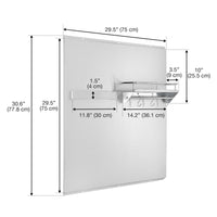 Ancona 30" Stainless Steel Backsplash - PBS-1245 | Dosseret Ancona de 30 po en acier inoxydable - PBS-1245 | D77GACQ6