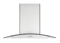 Ancona 30" Convertible Wall-Mounted Glass Canopy Range Hood - AN-11001SS | Hotte de cuisinière murale convertible Ancona de 30 po de style auvent en verre - AN-11001SS | D77G88JA