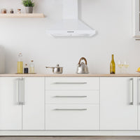 Ancona 24" Convertible Wall Mount Pyramid Range Hood - AN-1583 | Hotte de cuisinière murale de style pyramidal convertible Ancona de 24 po - AN-1583 | D77GD1HA