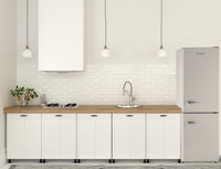 iio 11 Cu. Ft. Bottom-Freezer Retro Refrigerator - ALBR1372W-R | Réfrigérateur rétro iio de 11 pi³ à congélateur inférieur - ALBR1372W-R | D70HCD7B