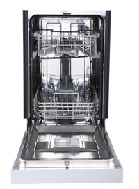 GE 18" DISHWASHER, STAINLESS TUB WHITE FRONT-GBF180SGMWW | GBF180SW