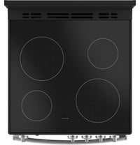 GE 24" RANGE -NO CLOCK - GLASS TOP STAINLESS-JCAS640S | JCAS640RMSS