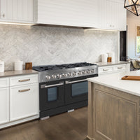 Ancona 6.7 Cu. Ft. Dual Fuel Double Oven Convection Range - AN-2348SSBK | Cuisinière hybride Ancona de 6,7 pi3 à convection à double four AN-2348SSBK | D77G20UI