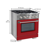 Ancona 4.2 Cu. Ft. Dual Fuel Convection Range - AN-2330SSRD | Cuisinière hybride Ancona de 4,2 pi³ à convection - AN-2330SSRD | D77G6TI7