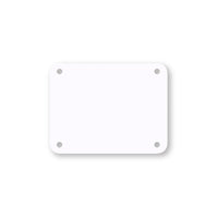 Profboard Sheets Series 1000 White - 24cm X 34cm X 0.05cm | Feuille de découpe Profboard de série 1000 blanche - 24 cm X 34 cm X 0,05 cm | D48GWPJJ