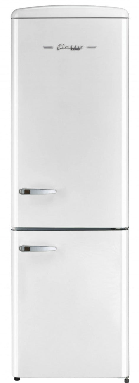 Classic Retro by Unique 12 Cu. Ft. Frost-Free Bottom Freezer Refrigerator - UGP-330L W AC | Réfrigérateur Classic Rétro par Unique de 12 pi³ à congélateur inférieur sans givre - UGP-330L W AC | D79G82ZQ