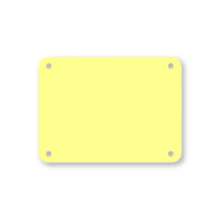 Profboard Sheets Series 1000 Yellow - 30cm X 40cm X 0.5cm | Feuille de découpe Profboard de série 1000 jaune - 30 cm X 40 cm X 0,5 cm | D48G51Z7