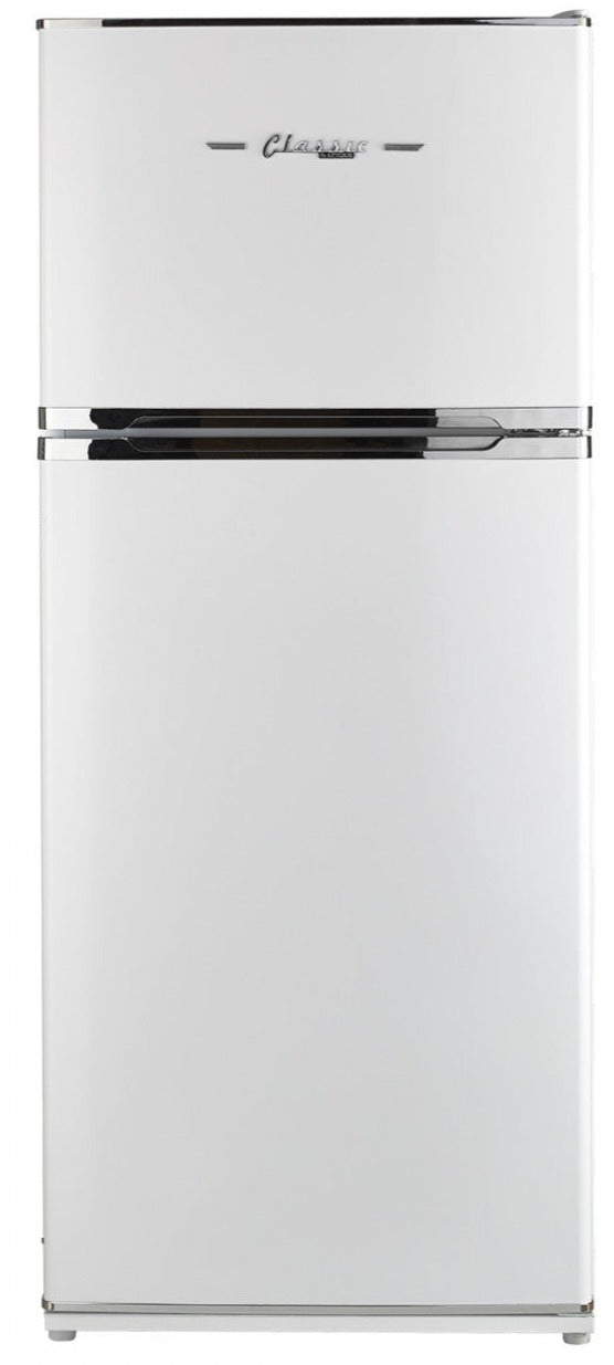 Off-Grid Classic Retro by Unique 14 Cu. Ft. Solar Powered DC Refrigerator - UGP-385L CR W | Réfrigérateur CC à alimentation solaire Classic Rétro hors réseau par Unique 10 pi³ - UGP-385L CR W | D79G7S1E