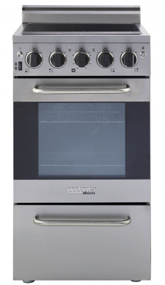 Prestige by Unique 20" Convection Electric Range - UGP-20V EC S/S | Cuisinière électrique Prestige par Unique de 20 po à convection - UGP-20V EC S/S | D79GD759